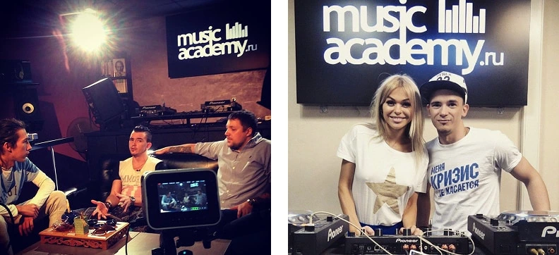 Tony Moss во время преподавания в Music Academy